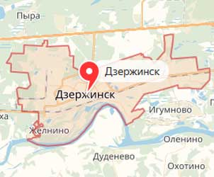Карта: Дзержинск