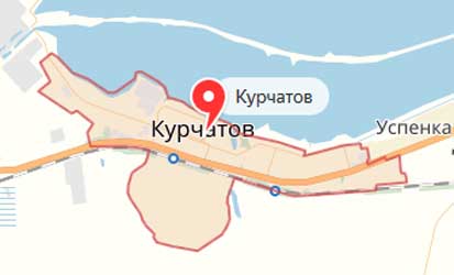 Карта: Курчатов