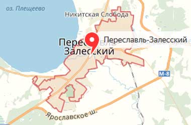 Карта: Переславль-Залесский