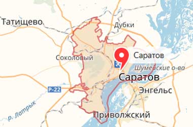 Карта: Саратов