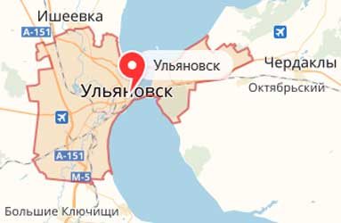 Карта: Ульяновск